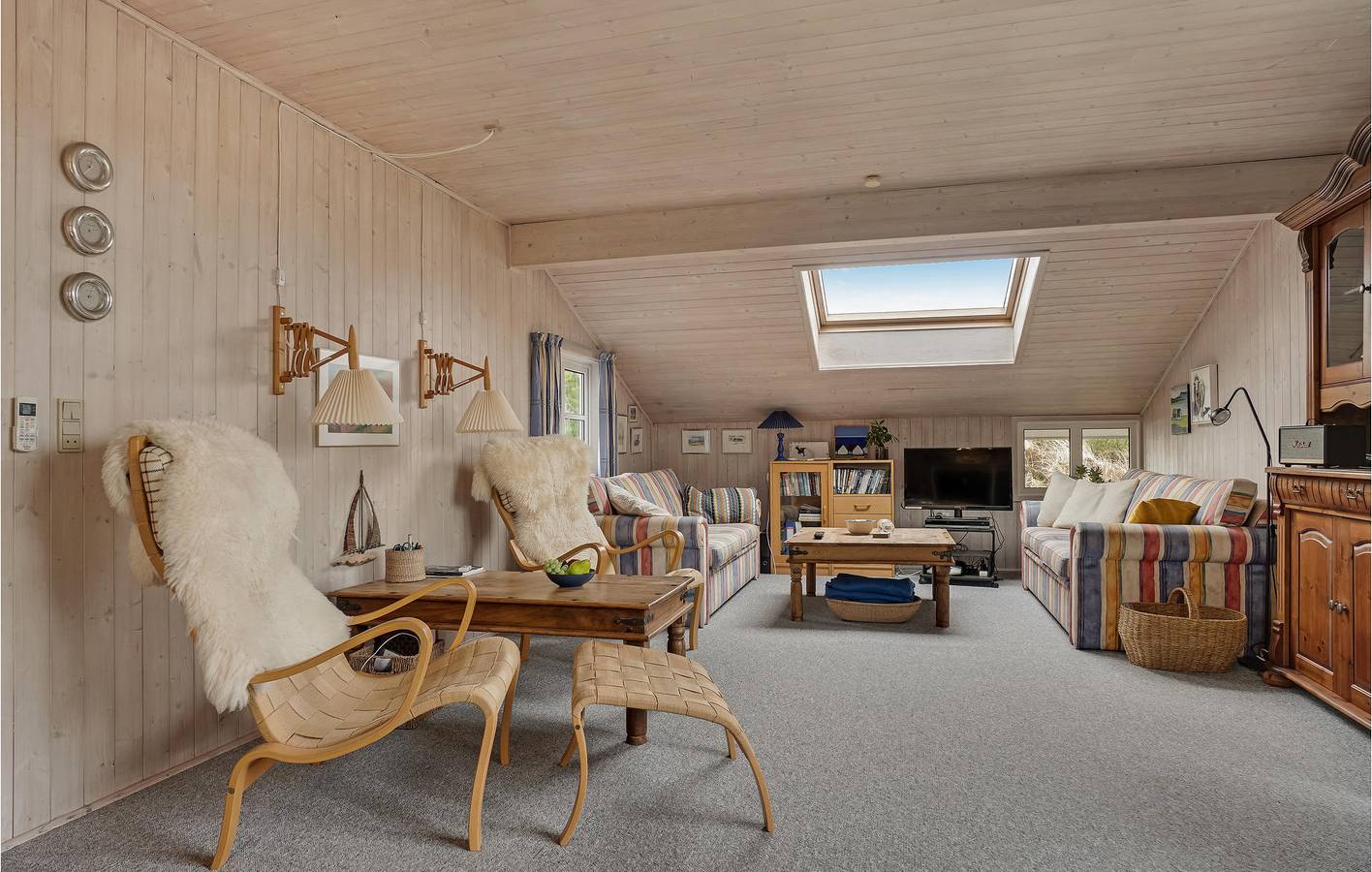 Feriehus for 4 personer med terrasse in Lild Strand, Vesterhavet