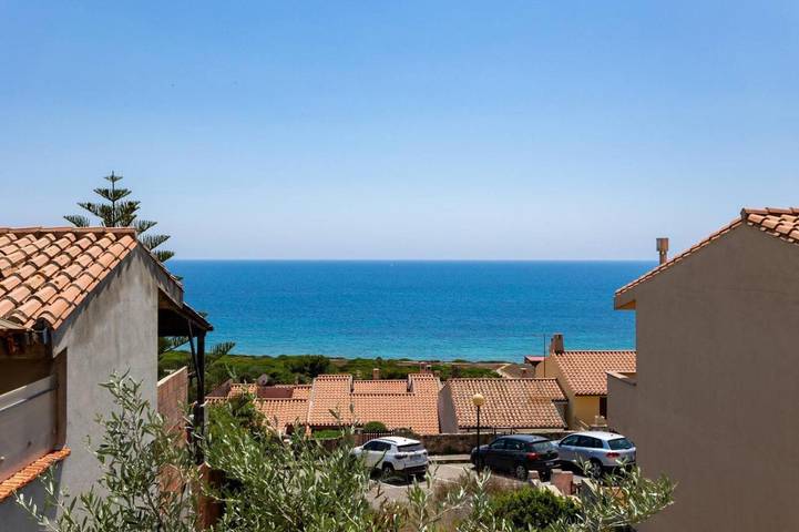 Appartement de vacances pour 4 personnes, avec terrasse ainsi que jardin et vue, animaux acceptés