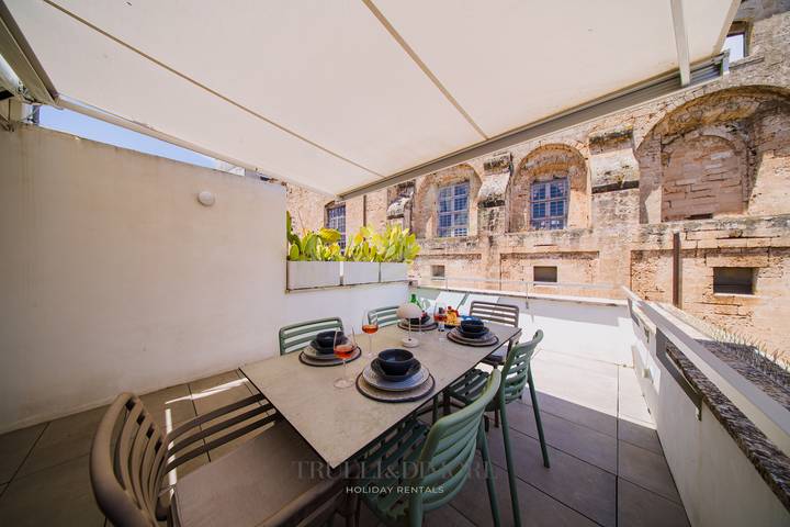 Appartement de vacances pour 4 personnes, avec Balcon et Terrasse