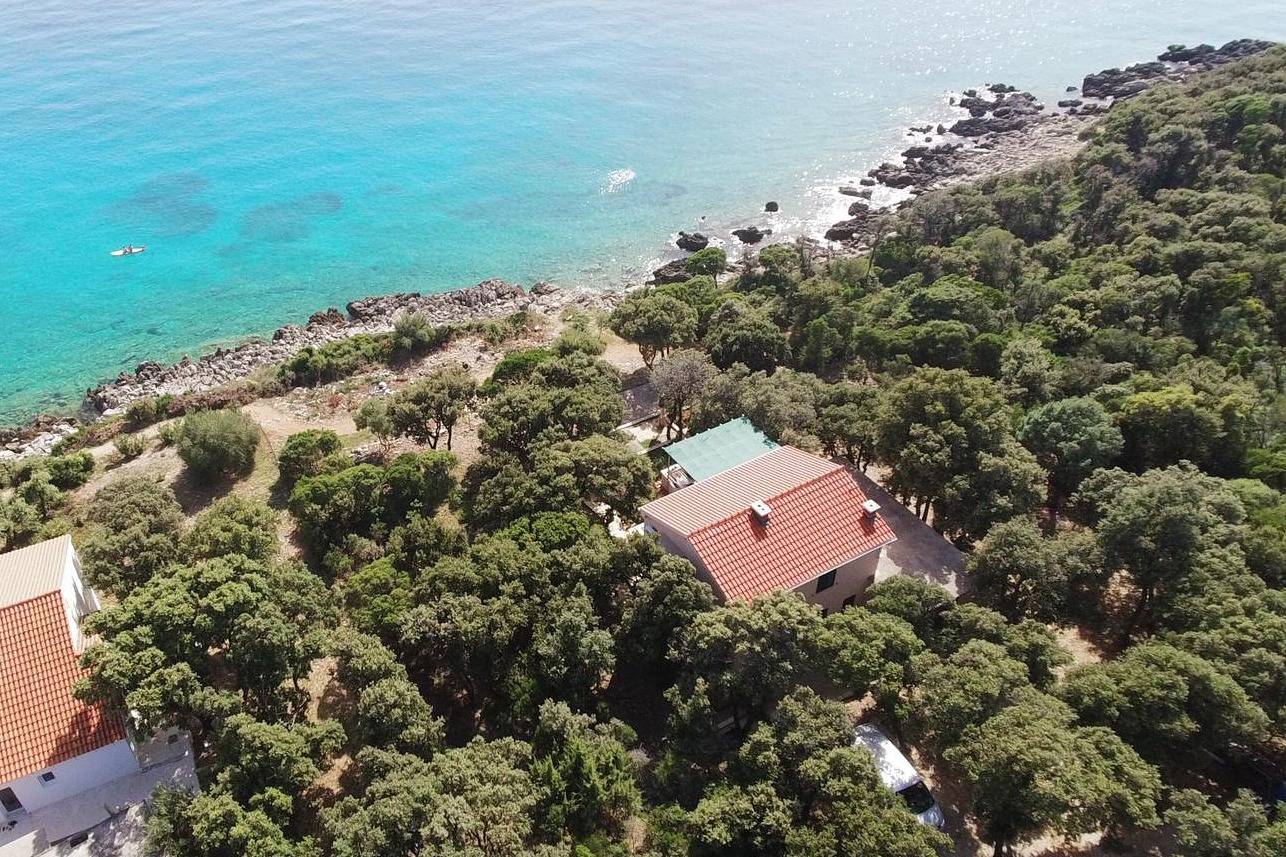 Entire apartment, Two bedroom apartment with terrace and sea view Cove Mulobedanj, Pag A-16285-a in Novalja, Pag Island