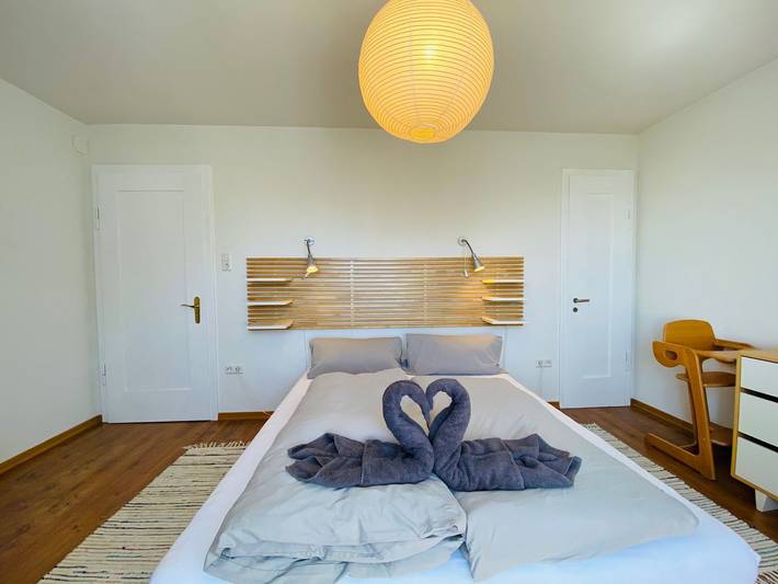 Ferienwohnung für 4 Personen, mit Balkon und Balkon/Terrasse sowie Garten und Seeblick in Obersee (Bodensee) - 4