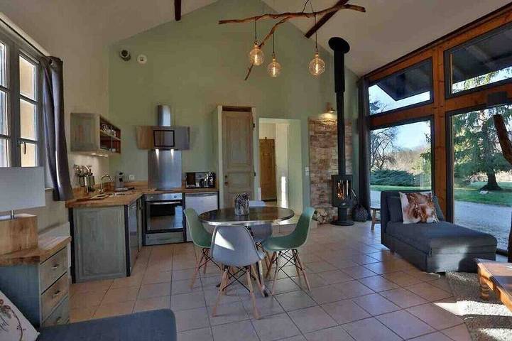 Appartement de vacances pour 5 personnes, avec jardin