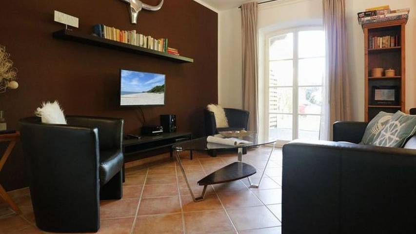 Ferienwohnung für 4 Personen, mit Terrasse in Groß Schwansee
