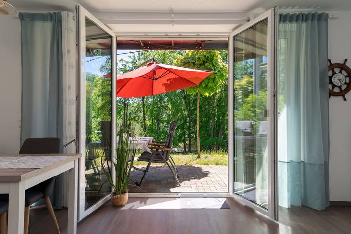 Ferienwohnung für 5 Personen, mit Garten und Sauna