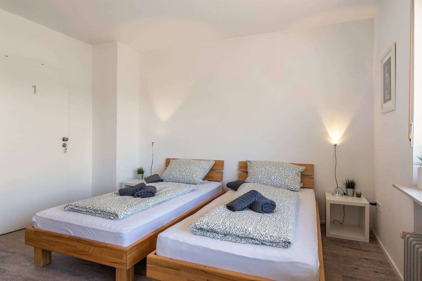 Zimmer 'Doppelzimmer 1' mit gemeinsamer Terrasse, gemeinsamem Garten und Wi-Fi in Dielheim, Kraichgau
