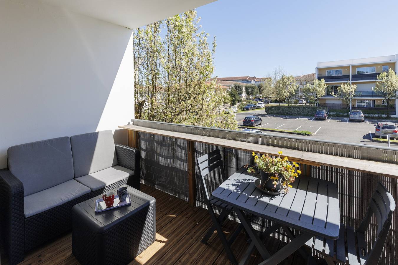 Apartamento entero, Apartamento 'Les Balcons du Soleil Cerca de Termas' con terraza privada, Wi-Fi y aire acondicionado in Saint-Paul-lès-Dax, Region de Dax