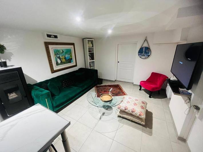 Appartement de vacances pour 3 personnes, avec vue et jardin