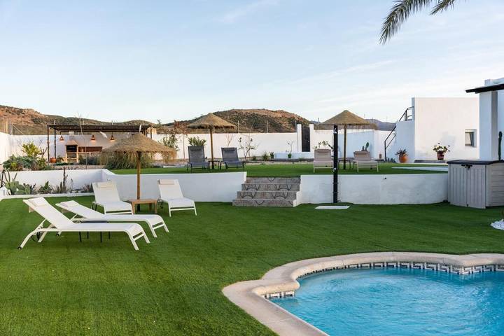 Casa rural para 12 personas, con piscina además de vistas y jardín en Los Filabres-Tabernas - 4