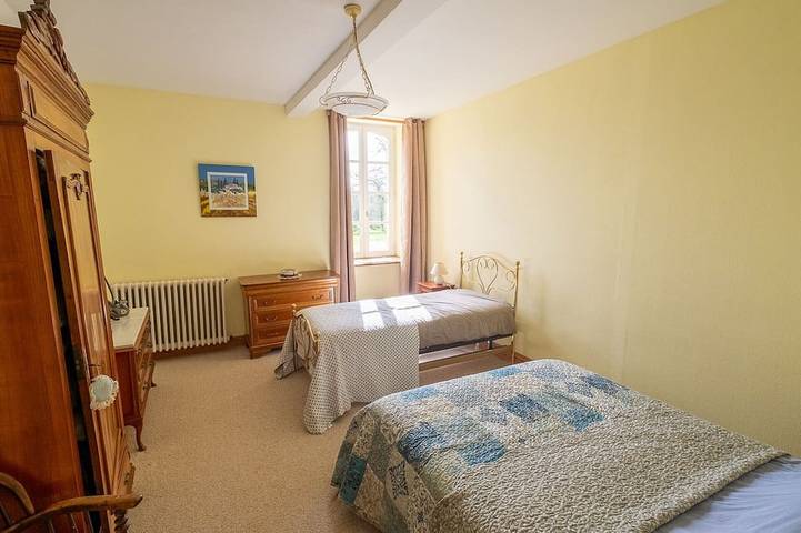 Charmantes Landhaus, 5 Pers, Wifi, Kamin in Ruillé-le-Gravelais, Mayenne
