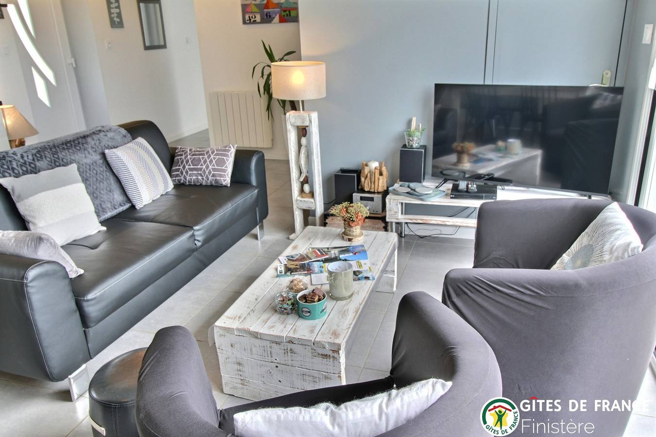 Gîte für 6 Personen mit Terrasse in Le Conquet, Brest und Umgebung