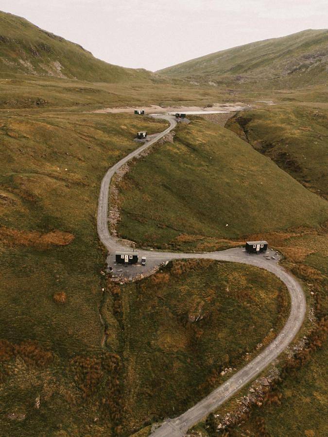 Camping voor 2 personen, with uitzicht and uitzicht op het meer as well as sauna in Snowdonia