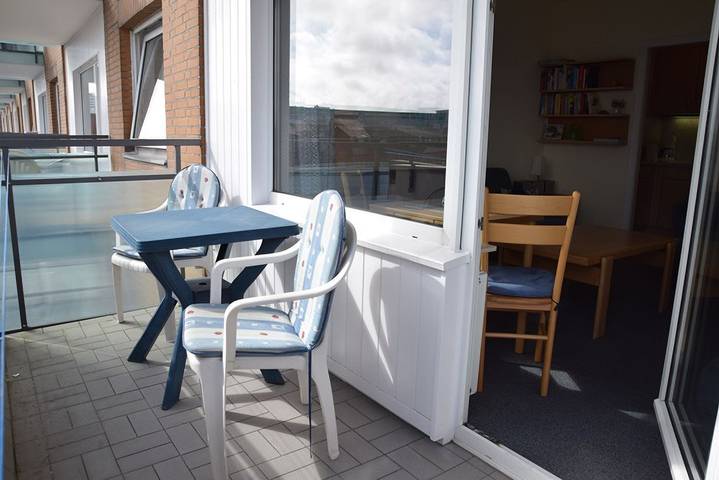 Ganze Wohnung, Gemütliches 2-Zimmer-Appartement mit Balkon und Wellnessbereich für 4 Personen in Westerland, Sylt (Gemeinde)