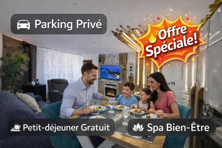 Maison de vacances pour 9 personnes, avec jacuzzi