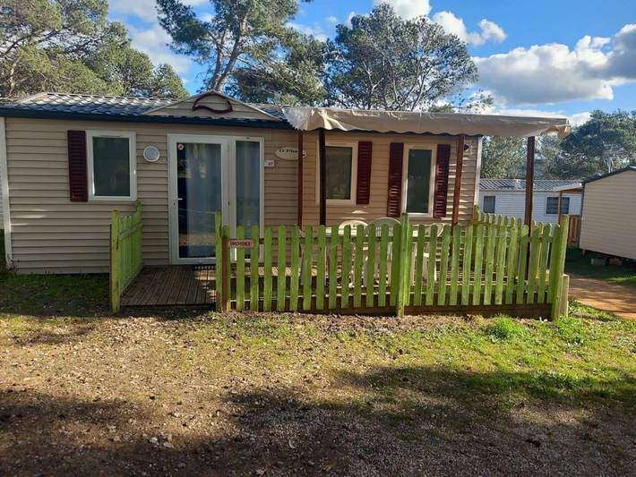 Mobil home pour 4 personnes, avec bassin pour enfant à Fabrezan - 2