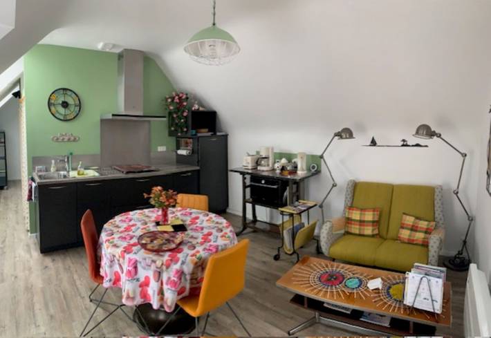 Appartement de vacances pour 2 personnes, avec jardin