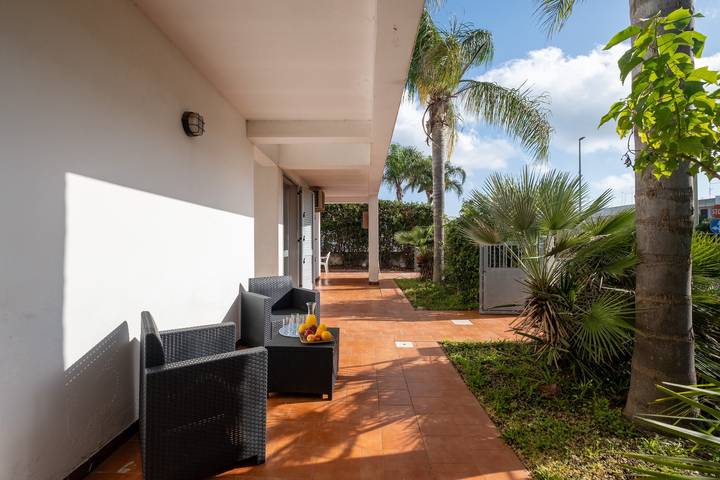 Maison de vacances pour 8 personnes, avec Jardin à San Foca