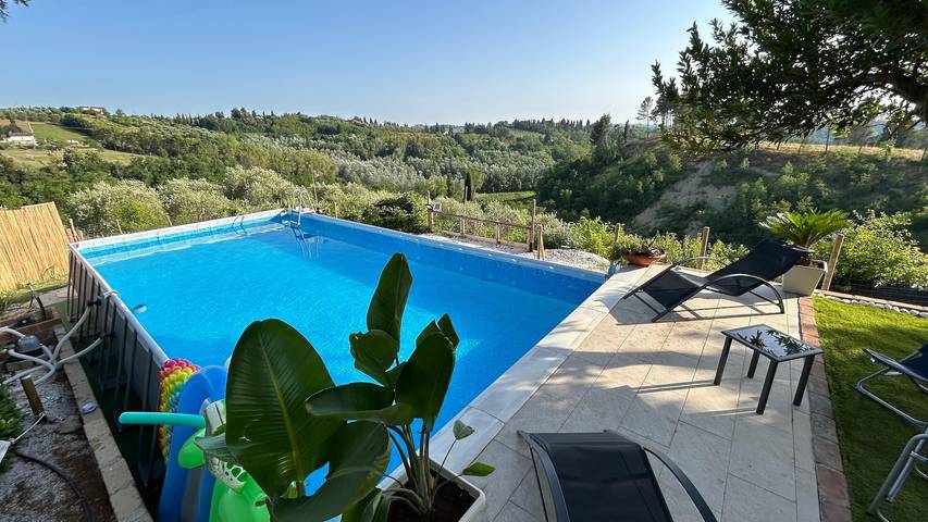 Vakantiehuis 'Natura Mia' met Privézwembad, Wi-Fi en Airconditioning in San Miniato, Provincie Pisa