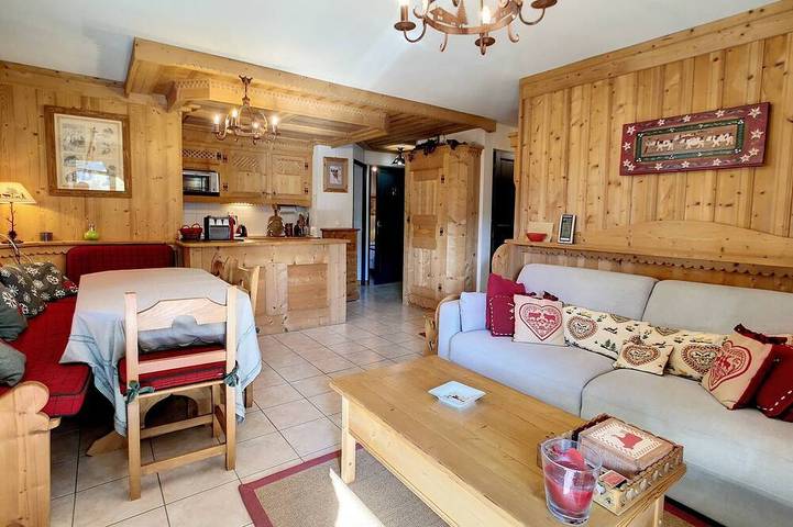 Appartement entier, 2 Cmc316 - Chaleureux 3 pièces au cœur du village in Praz-sur-Arly, Pays du Mont-Blanc