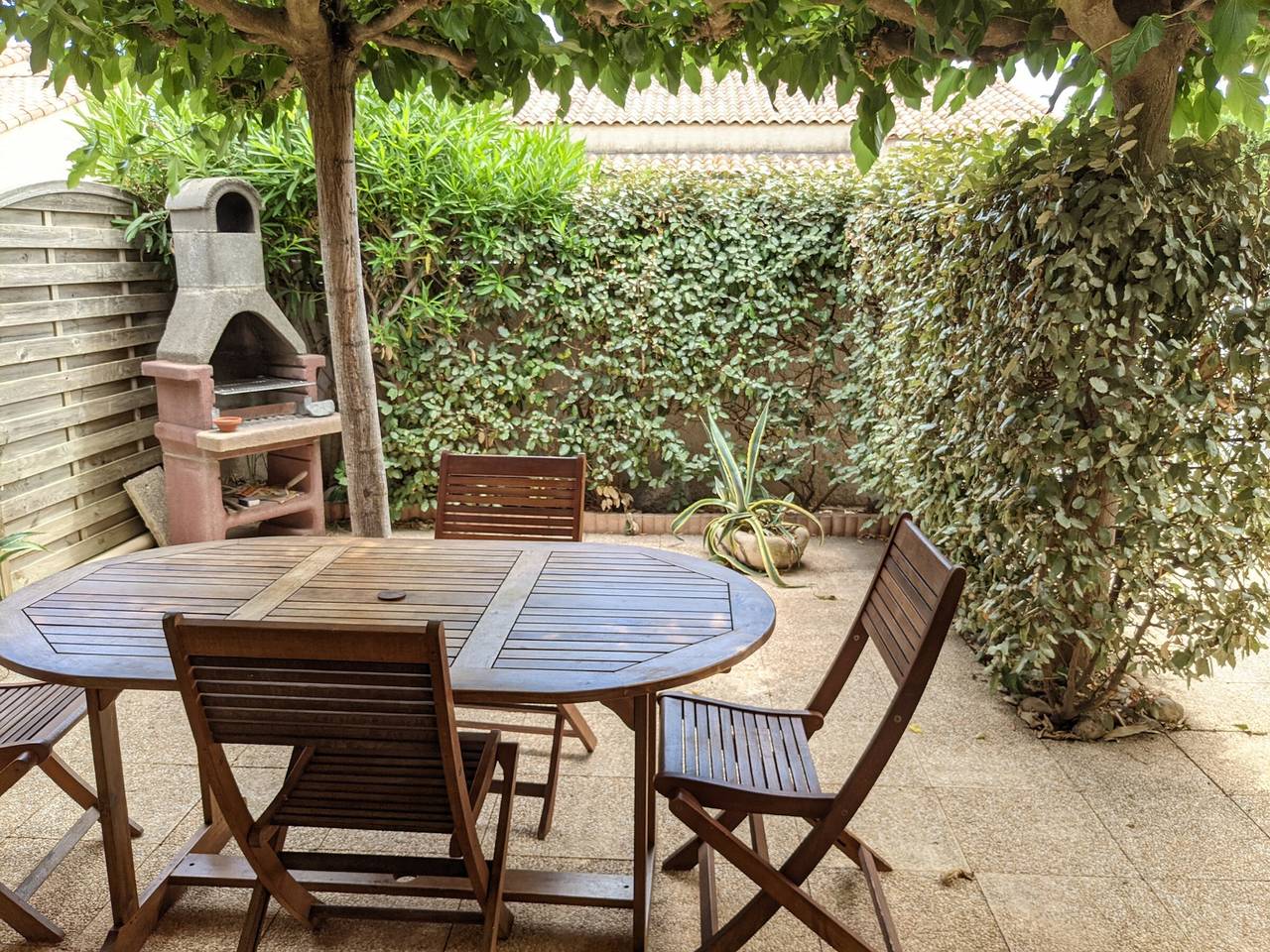 Charmante villa T3 mezzanine climatisée avec jardin, garage, proche plage, idéale pour 6 personnes in Port-la-Nouvelle, Mittelmeerküste (Frankreich)