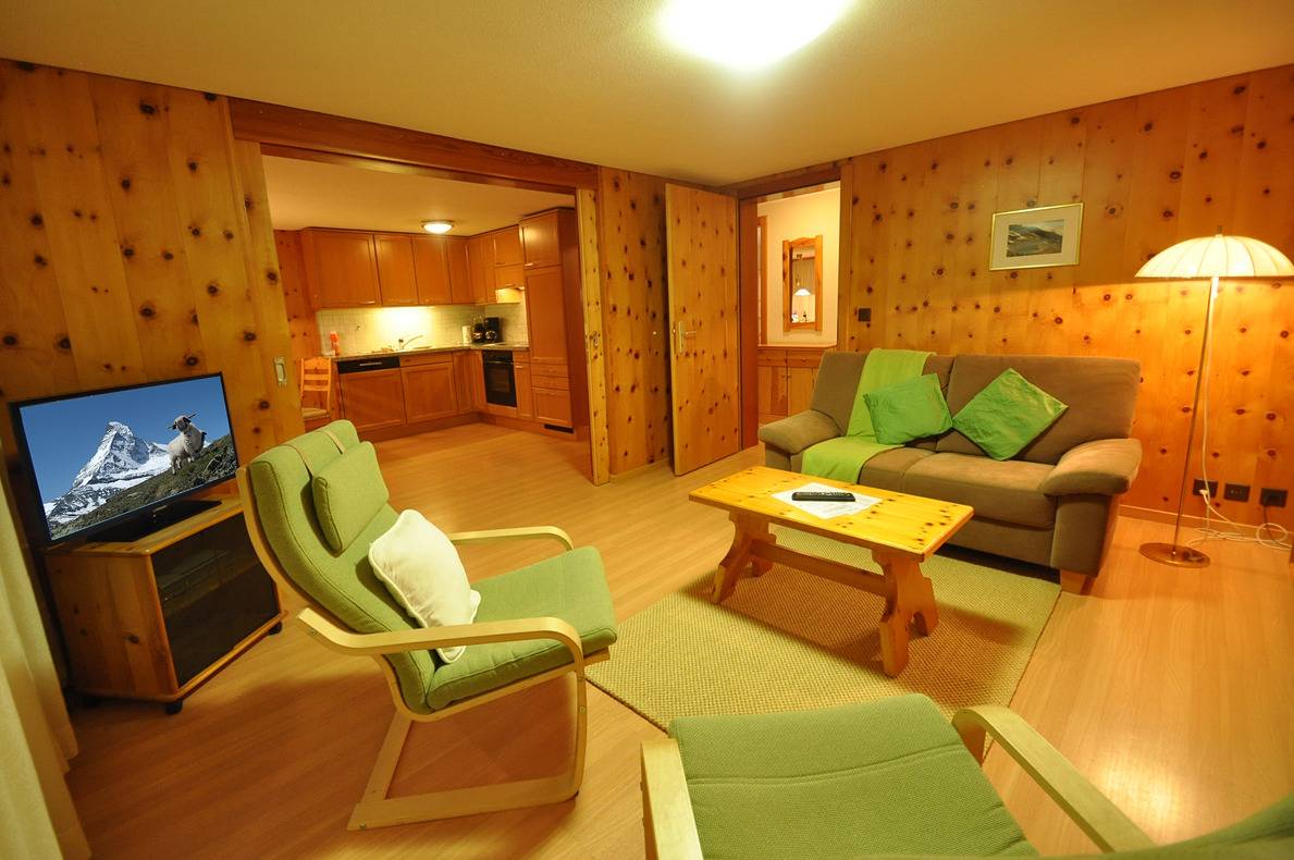 Ganze Wohnung, Haus Dent Blanche, Apartment Pollux in Zermatt, Walliser Alpen