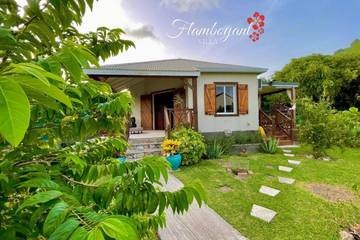 Location de vacances pour 4 personnes, avec vue et jardin dans Baie de Grand Case