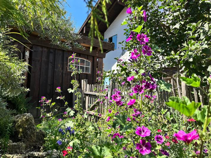 Ferienwohnung für 12 Personen, mit Garten und Sauna sowie Balkon, kinderfreundlich in Bernbeuren - 2