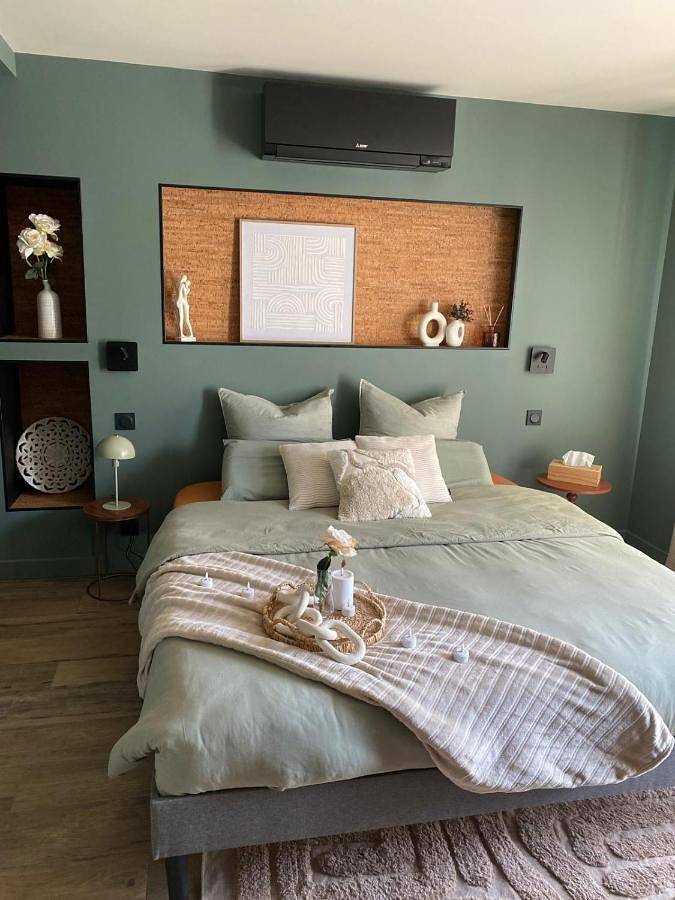Chambre d’hôte pour 2 personnes, avec Balcon ainsi que Jacuzzi et Vue