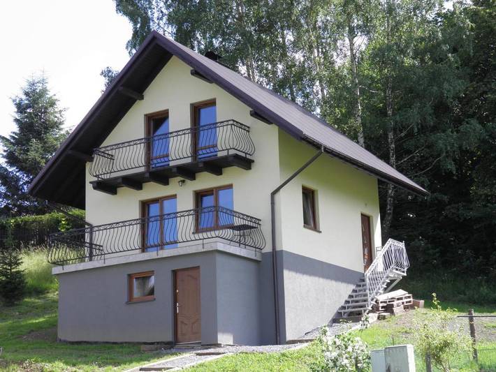 Dom dla 10 osób, z ogród i widok, Dla rodziny w Korbielów