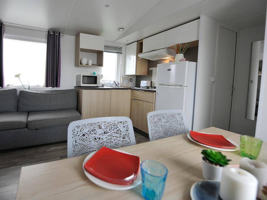 Camping De la Plage - Mobilhome 6 personnes - Mobilhome Confort 3 Ch 6 pers in Marck, Région de Calais