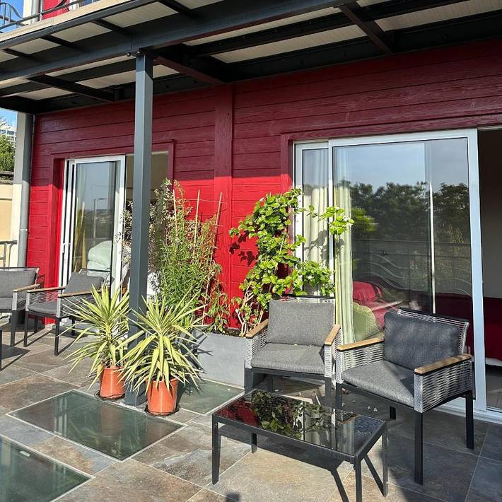 Location de vacances pour 2 personnes, avec jardin et vue, animaux acceptés à Cachan - 2