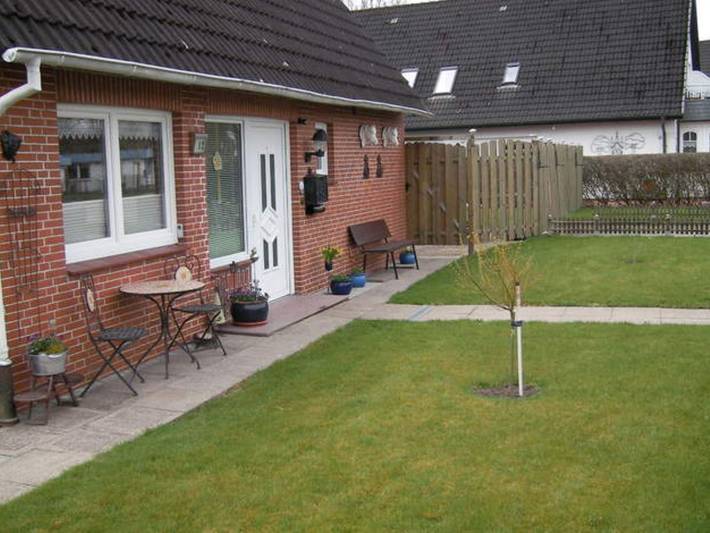 Ferienwohnung für 4 Personen, mit Terrasse und Garten, kinderfreundlich in Friedrichstadt