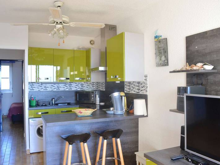 Appartement de vacances pour 4 personnes, avec balcon dans Narbonne Plage