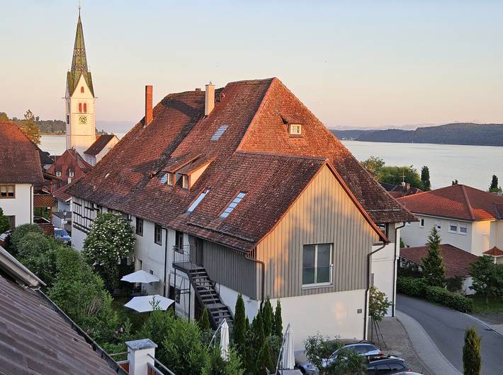 Ferienwohnung für 4 Personen, mit Garten und Seeblick in Obersee (Bodensee)