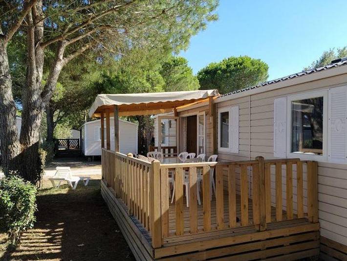 Mobil home pour 8 personnes, avec bassin pour enfant à Torreilles - 2