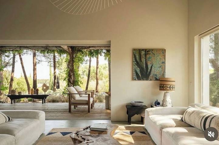 Chalet pour 12 personnes, avec Balcon ainsi que Jardin et Piscine à Comporta
