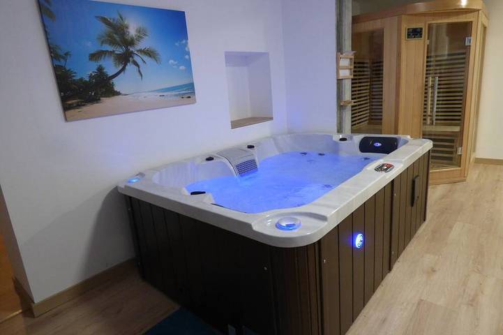 Maison de vacances pour 4 personnes, avec sauna et jacuzzi