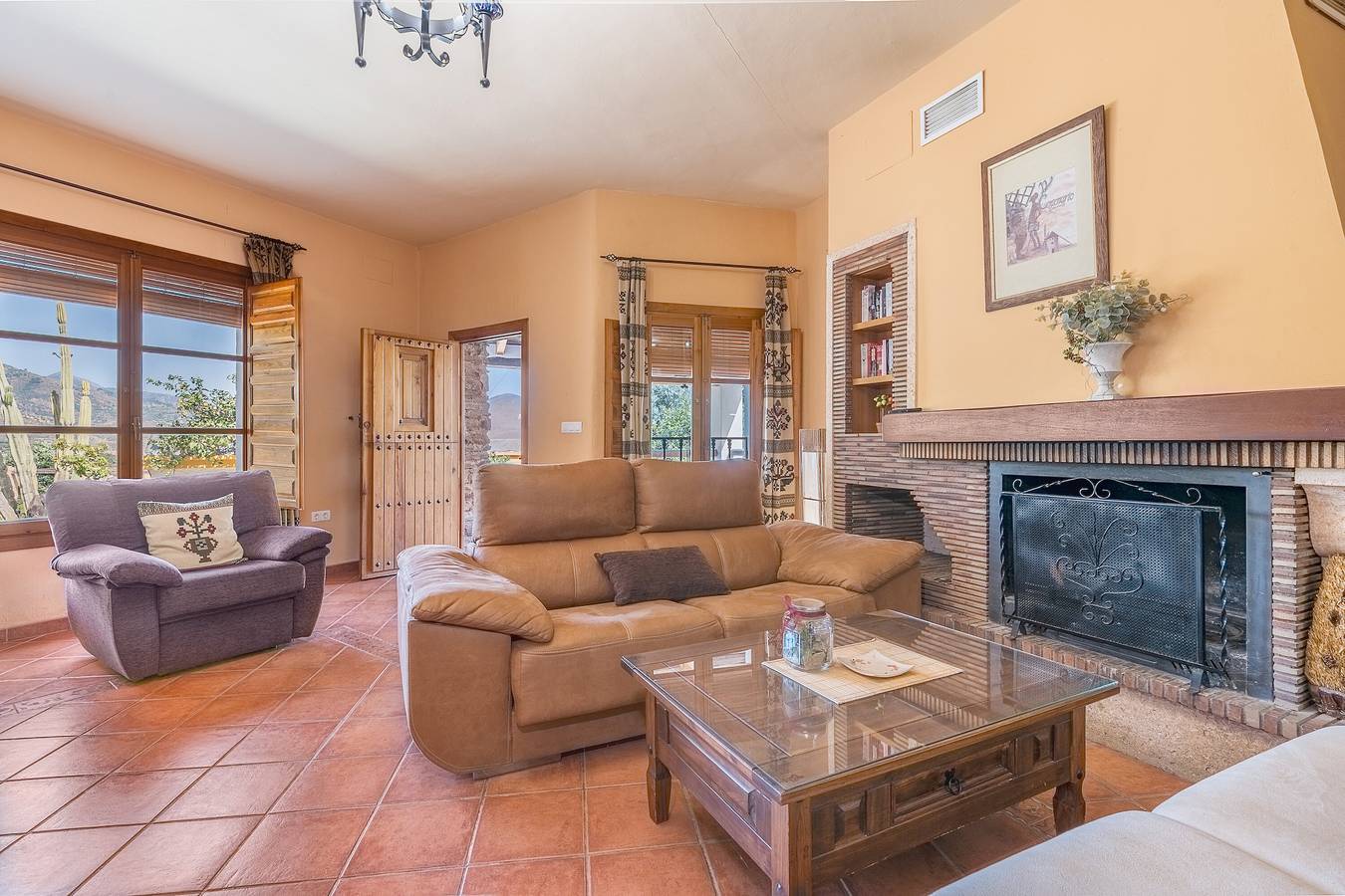 Casa rural 'Delia' con vistas a la montaña, piscina compartida y Wi-Fi in Órgiva, Provincia de Granada