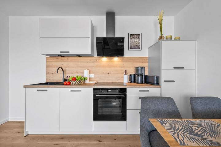Ganze Wohnung, The View A02 Wind und Watt - Balkon, gemein. Sauna, Gartenmöbel,Pkw-Stellplatz in Badestrand Dagebüll, Dagebüll