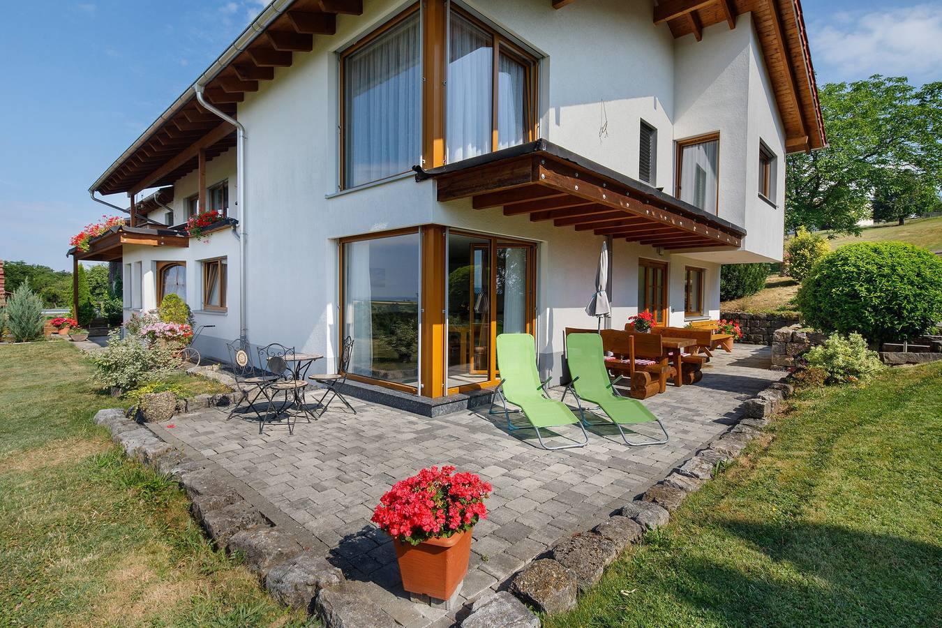 Ganze Wohnung, Ferienwohnung 'Kiesel' mit Privatterrasse und Wi-Fi in Ebersbach an der Fils, Landkreis Göppingen