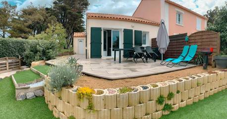 Gîte pour 5 personnes, avec piscine et jardin dans Plage de La Parée