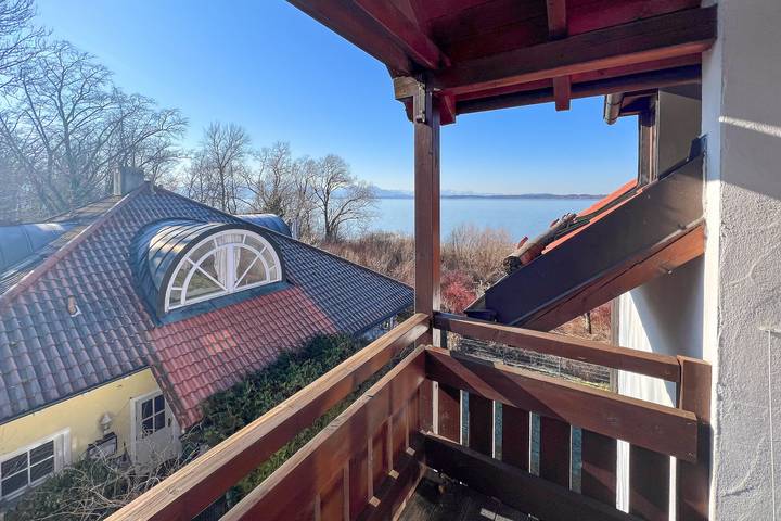 Ferienwohnung für 2 Personen, mit Balkon und Garten sowie Sauna und Seeblick in Chieming - 2