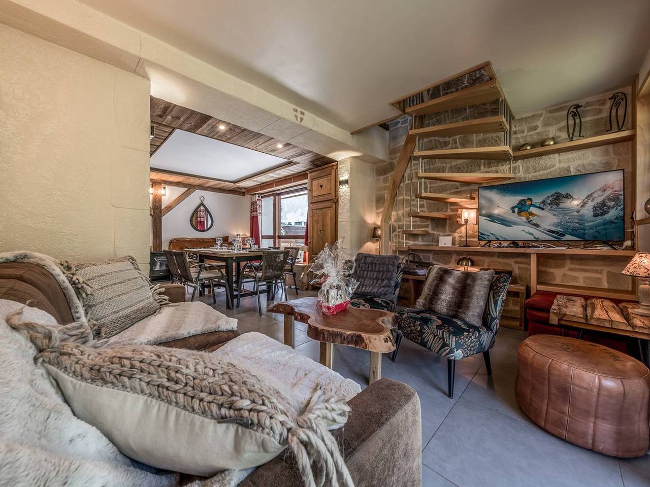 Ganze Wohnung, Charmantes Duplex im Zentrum - 4 Pers. in Saint-Bon-Tarentaise, Vanoise-Massiv