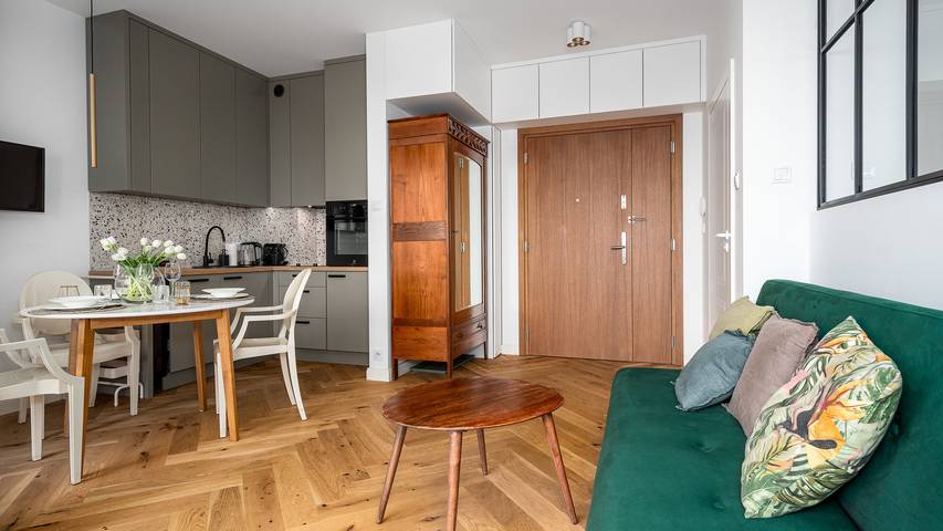 Holiday apartment for 3 people, with terrace in Warsaw