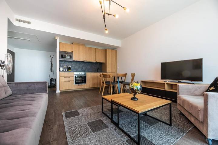 Apartament wakacyjny dla 5 osób, z taras i widok w Kłajpeda