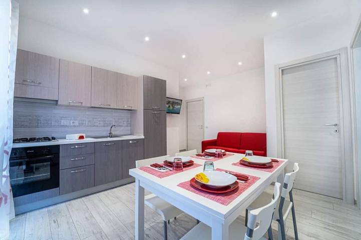 Ganze Wohnung, Apartment with Sea View in Spiaggia del Cannone, Tropea