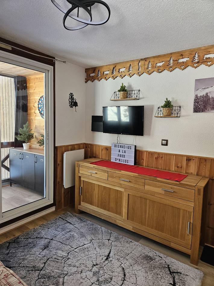 Entire studio, Le Schuss 2 N°178 in La Foux d'Allos, Allos