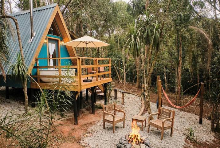 Casas e apartamentos de temporada para 2 pessoas, com jardim e balcão em São Roque