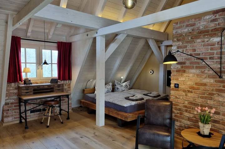 Ferienhaus Fließ-Paradies mit privatem Saunahaus | Leipe, Spreewald in Leipe, Lübbenau