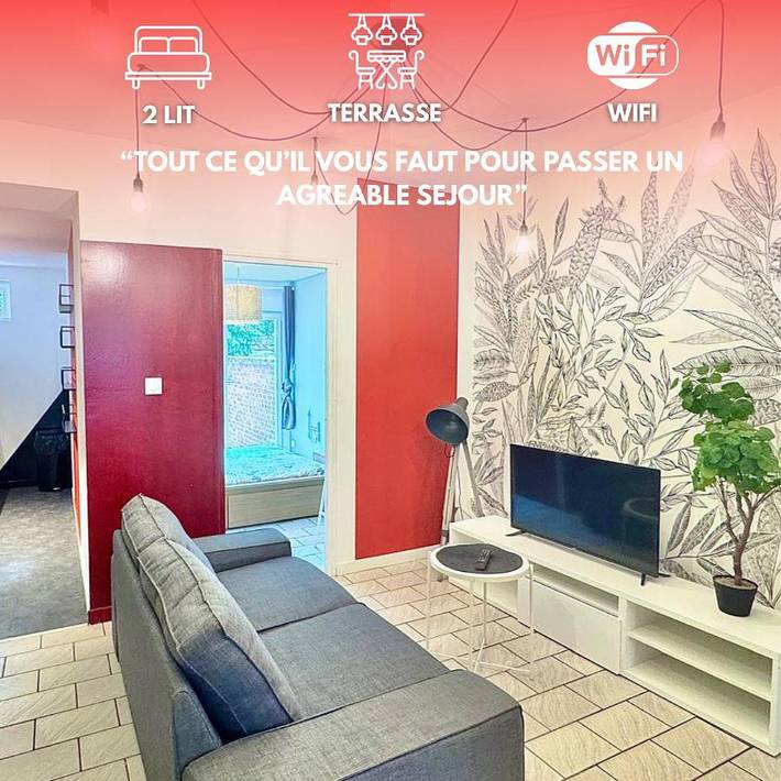 Appartement de vacances pour 4 personnes, avec terrasse, animaux acceptés