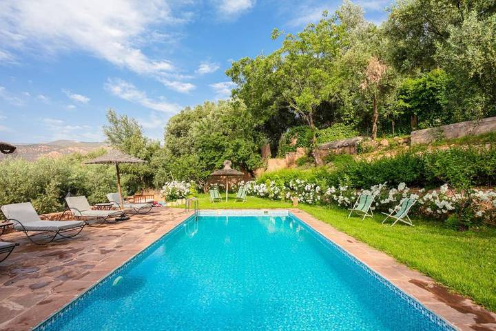 Cottage pour 3 personnes, avec jardin ainsi que vue et piscine